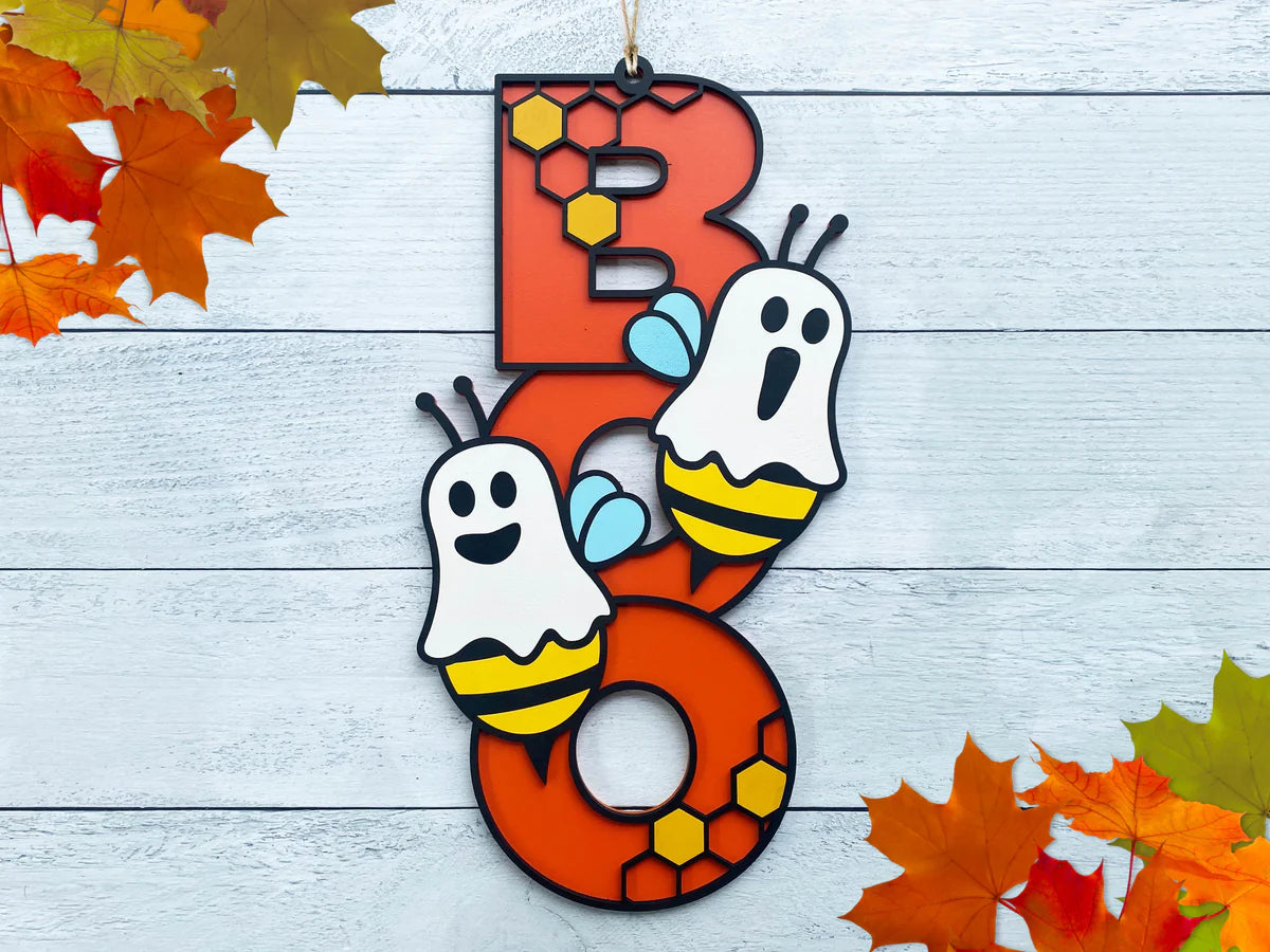 2 layer "BOO" Signs - 22 Versions!!!!