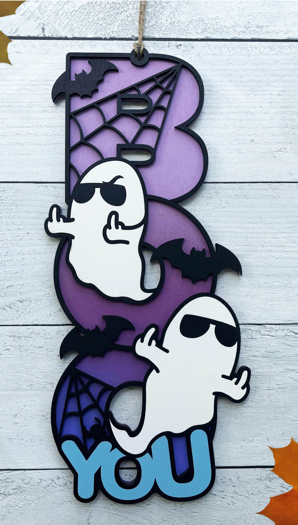 2 layer "BOO" Signs - 22 Versions!!!!