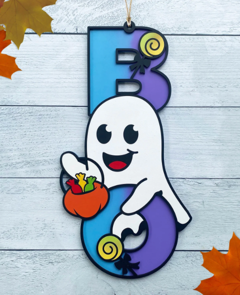2 layer "BOO" Signs - 22 Versions!!!!