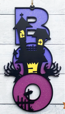 2 layer "BOO" Signs - 22 Versions!!!!