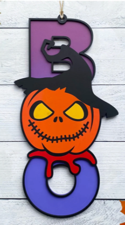 2 layer "BOO" Signs - 22 Versions!!!!
