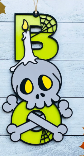 2 layer "BOO" Signs - 22 Versions!!!!