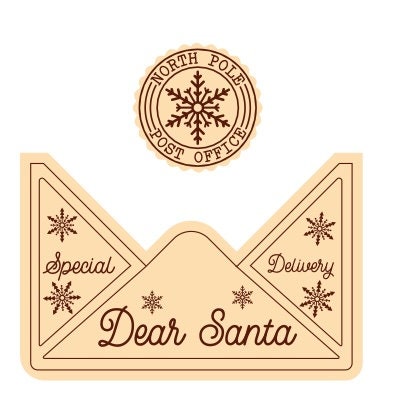 Customizable Letter to Santa Christmas Ornaments