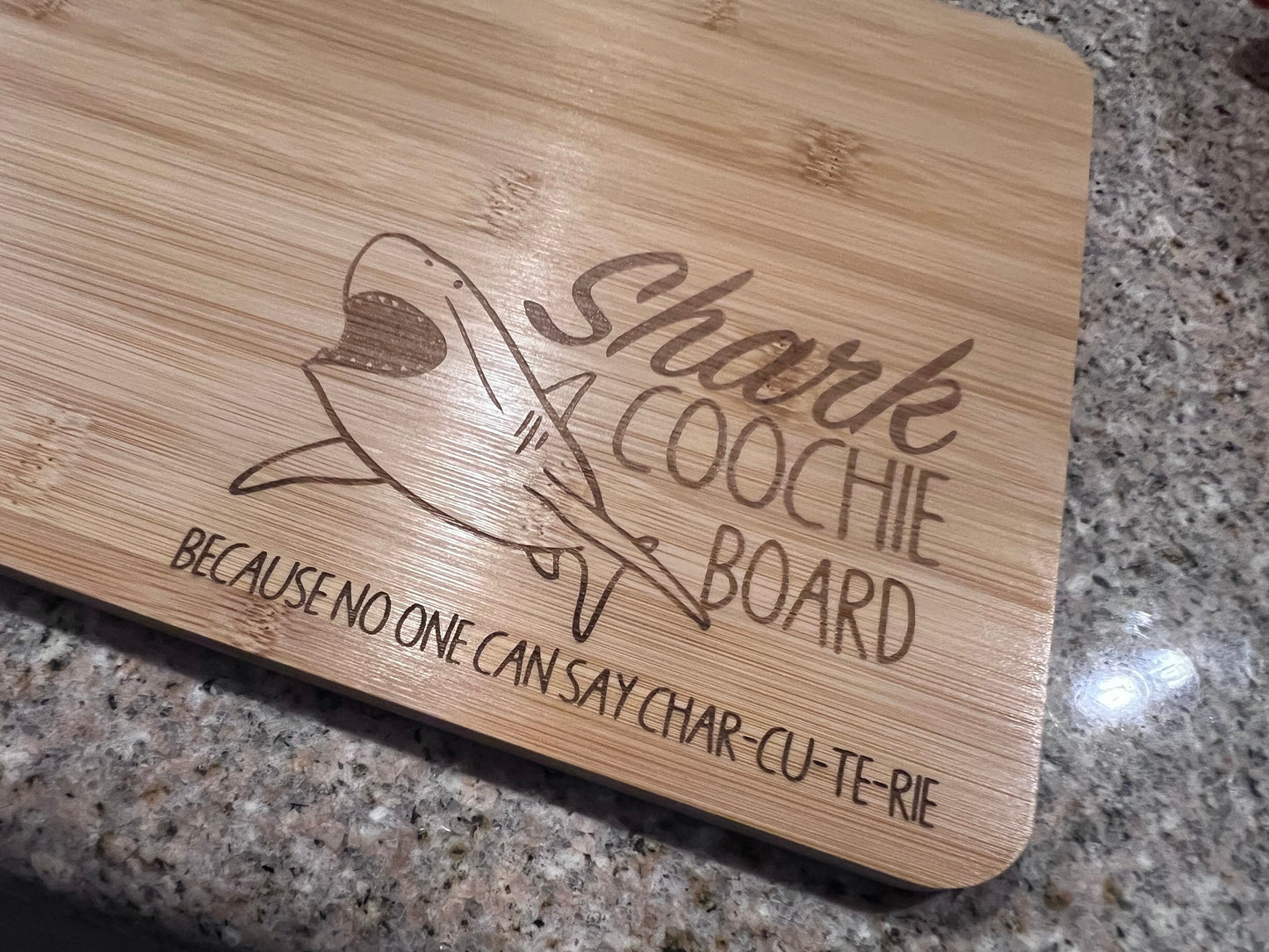 Shark Coochie Charcuterie Board